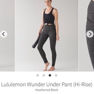 Lululemon Wunder Under Hi Rise Pant 6